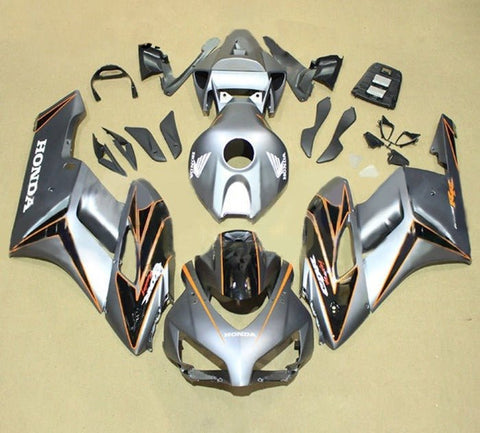 Honda CBR1000RR Fairings (2004-2005) Silver, Black, Orange at KingsMotorcycleFairings.com