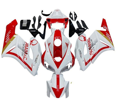 Honda CBR1000RR Fairings (2004-2005) White, Red, Gold Pramac at KingsMotorcycleFairings.com