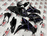 Honda CBR1000RR Fairings (2012-2016) Black, Purple Lightning at KingsMotorcycleFairings.com