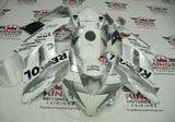 Honda CBR1000RR (2004-2005) White & Silver Repsol Fairings at KingsMotorcycleFairings.com