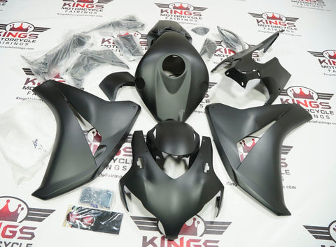 Honda CBR1000RR (2008-2011) Matte Black Fairings at KingsMotorcycleFairings.com