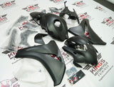 Honda CBR1000RR (2008-2011) Matte Black Fairings at KingsMotorcycleFairings.com