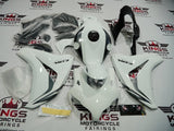 Honda CBR1000RR (2008-2011) White & Silver Fairings at KingsMotorcycleFairings.com