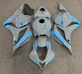 Honda CBR600RR Fairings (2007-2008) Nardo Gray, Light Blue at KingsMotorcycleFairings.com