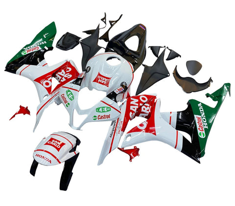 Honda CBR 600RR Fairings (2007-2008) White, Red, Green San Carlo at KingsMotorcycleFairings.com