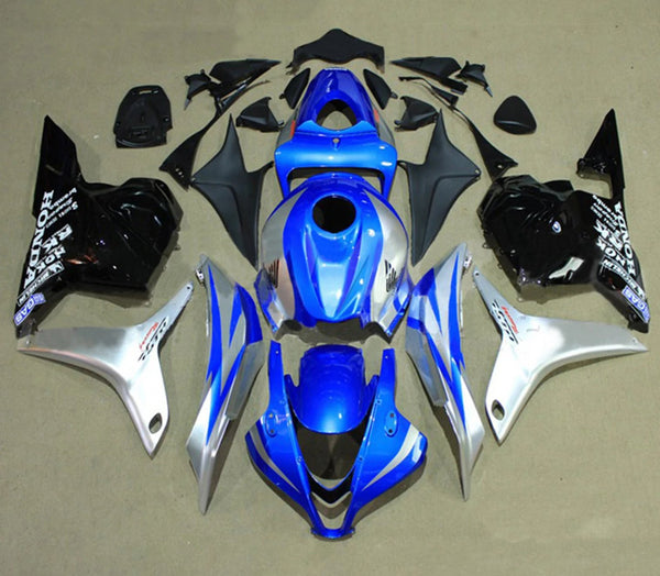 Honda CBR 600RR Fairings (2009-2012) Blue, Silver, Black at KingsMotorcycleFairings.com