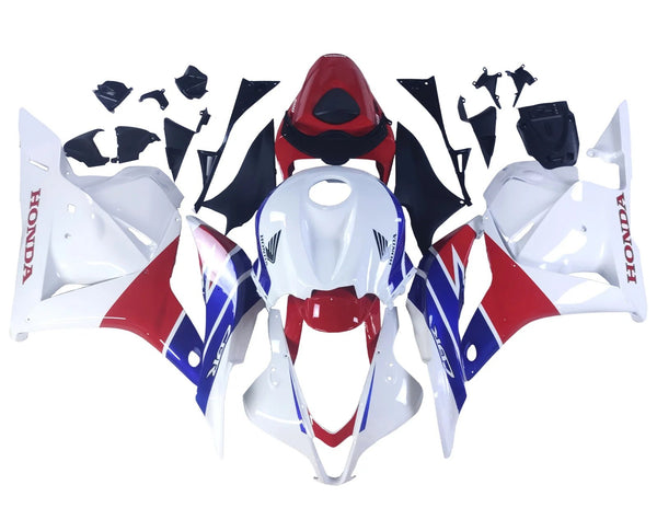 Honda CBR 600 Fairings (2009-2012) White, Red, Blue at KingsMotorcycleFairings.com