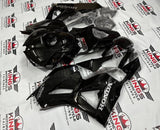 Honda CBR600RR Fairings (2013-2023) Black, Silver at KingsMotorcycleFairings.com