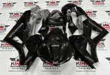 Honda CBR600RR Fairings (2013-2023) Black, Silver at KingsMotorcycleFairings.com