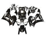 Honda CBR 600 Fairings (2013-2023) Black, White at KingsMotorcycleFairings.com