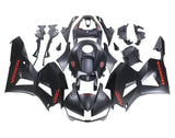 Honda CBR 600RR Fairings (2013-2023) Matte Black and Red at KingsMotorcycleFairings.com