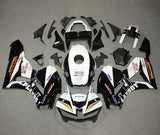 Honda CBR 600 Fairings (2013-2023) White, Black Playboy at KingsMotorcycleFairings.com