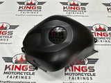 Honda CBR 600RR Tank Cover Fairing (2013-2023) Matte Black, White Repsol at KingsMotorcycleFairings.com