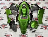 Honda CBR600RR (2003-2004) Green & Matte Black Fairings at KingsMotorcycleFairings.com