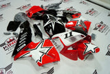 Honda CBR600RR (2003-2004) Red, Black & White Star Fairings at KingsMotorcycleFairings.com 