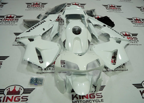 Honda CBR600RR (2003-2004) White, Black Fairings at KingsMotorcycleFairings.com