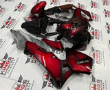 Honda CBR600RR (2005-2006) Candy Apple Red & Black Fairings at KingsMotorcycleFairings.com