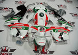 Honda CBR600RR (2005-2006) White, Red, Green Castrol Fairings at KingsMotorcycleFairings.com