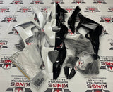 Honda CBR600RR (2007-2008) Black & Pearl White Split Fairings at KingsMotorcycleFairings.com