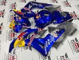 Honda CBR600RR (2007-2008) Blue, Red & Yellow RedBull Fairings at KingsMotorcycleFairings.com.