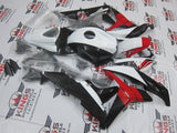 Honda CBR600RR (2007-2008) White, Red & Black Fairings at KingsMotorcycleFairings.com