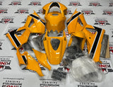 Honda CBR600RR (2013-2021) Yellow, Black & White Fairings at KingsMotorcycleFairings.com 