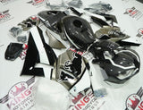 Honda CBR600RR (2013-2023) Faux Carbon Fiber, Black, Metallic Taupe & White Bull Fairings at KingsMotorcycleFairings.com