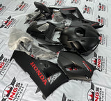 Honda CBR600RR (2013-2023) Matte Black & Red Fairings at KingsMotorcycleFairings.com