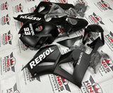 Honda CBR 600 Fairings (2013-2023) Matte Black, White Repsol at KingsMotorcycleFairings.com