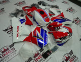 Honda CBR600RR (2013-2023) Red, White & Blue TT Legends HRC Fairings at KingsMotorcycleFairings.com