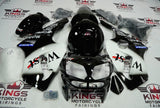 KAWASAKI NINJA ZX12R (2002-2006) WHITE, BLACK WEST MOBIL FAIRINGS at KingsMotorcycleFairings.com