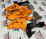 Kawasaki Ninja ZX10R Fairings (2006-2007) Orange, Black at KingsMotorcycleFairings.com