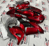 Kawasaki Ninja ZX14R (2006-2011) Candy Red & Matte Black Fairings at KingsMotorcycleFairings.com