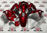 Kawasaki Ninja ZX14R (2006-2011) Candy Red & Matte Black Fairings at KingsMotorcycleFairings.com