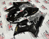 Kawasaki Ninja ZX6R 636 Fairings (2005-2006) Black, Gold at KingsMotorcycleFairings.com