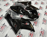 Kawasaki Ninja ZX6R 636 Fairing Kit (2005-2006) Black, Gold at KingsMotorcycleFairings.com