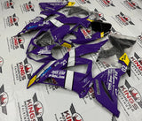 Kawasaki ZX6R 636 (2013-2018) Purple, White, Yellow Fairings at KingsMotorcycleFairings.com