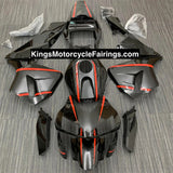 KingsMotorcycleFairings.com HONDA CBR600RR (2003-2004) GLOSS BLACK, MATTE BLACK, RED FAIRING KIT