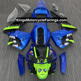 KingsMotorcycleFairings.com HONDA CBR600RR (2003-2004) BLUE, GREEN CREATURE FAIRINGS