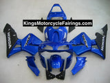 Honda CBR600RR (2003-2004) Blue, Black, White Fairings at KingsMotorcycleFairings.com