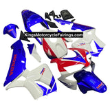 Honda CBR600RR Fairings (2003-2004) White, Blue, Red HRC at KingsMotorcycleFairings.com