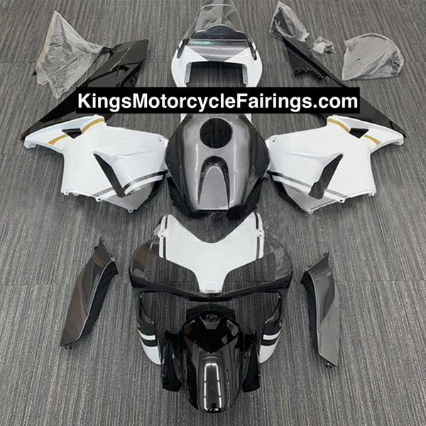 Honda CBR600RR (2003-2004) White, Silver, Black, Gold Fairings at KingsMotorcycleFairings.com