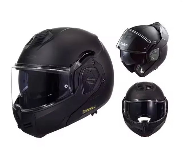 Matte Black LS2 Motorcycle Helmet at KingsMotorcycleFairings.com