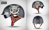 Matte Black Machinist Motorcycle Helmet at KingsMotorcycleFairings.com