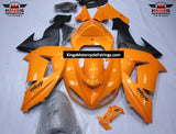 Fairing Kit For A Kawasaki ZX10R (2006-2007) Orange & Matte Black