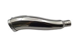 Polished Stainless Steel Motorcycle Exhaust - Universal Slip On (under 1000cc) at KingsMotorcycleFairings.com