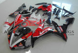 Yamaha R1 Fairings (2004-2006) Red, Black Santander at KingsMotorcycleFairings.com