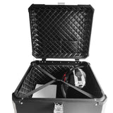 Silver 100L Aluminum Motorcycle Top Box Storage at KingsMotorcycleFairings.com