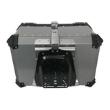 Silver 65L Aluminum Motorcycle Top Box Storage at KingsMotorcycleFairings.com