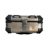 Silver Aluminum Motorcycle Top Boxes at KingsMotorcycleFairings.com